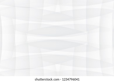 Abstract geometric white and gray color background. Vector, illustration.