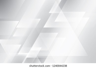 Abstract geometric white and gray color background. Vector, illustration.