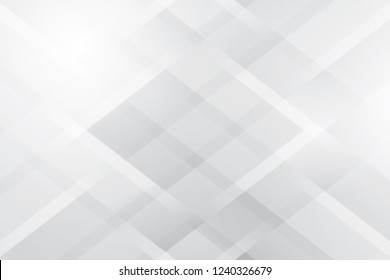 Abstract geometric white and gray color background. Vector, illustration.