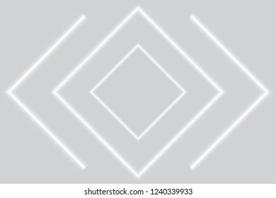 Abstract geometric white and gray color background. Vector, illustration.