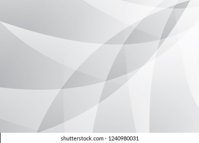 Abstract geometric white and gray color background. Vector, illustration.