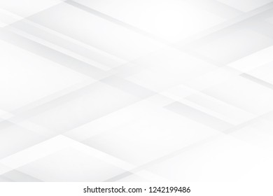 Abstract geometric white and gray color background. Vector, illustration.