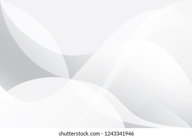 Abstract geometric white and gray color background. Vector, illustration.