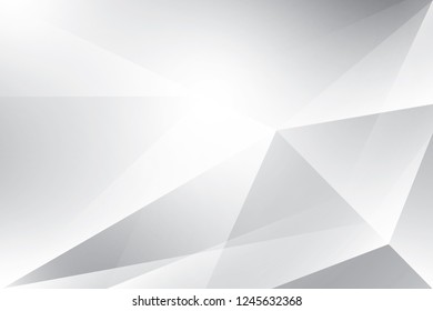 Abstract geometric white and gray color background. Vector, illustration.