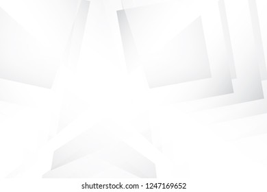 Abstract geometric white and gray color background. Vector, illustration.