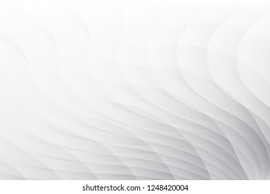 Abstract geometric white and gray color background. Vector, illustration.