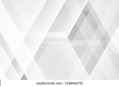 Abstract geometric white and gray color background. Vector, illustration.