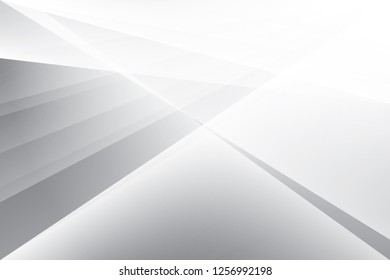 Abstract geometric white and gray color background. Vector, illustration.