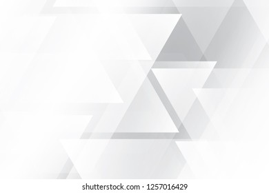 Abstract geometric white and gray color background. Vector, illustration.