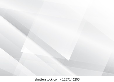 Abstract geometric white and gray color background. Vector, illustration.