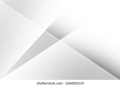 Abstract geometric white and gray color background. Vector, illustration.