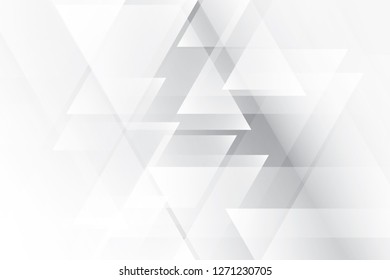 Abstract geometric white and gray color background. Vector, illustration.