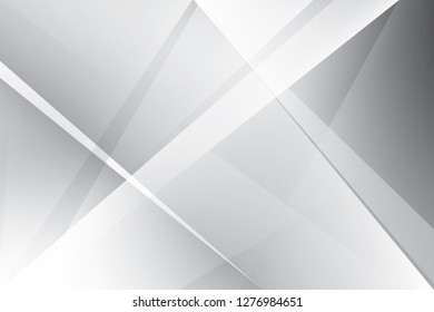 Abstract geometric white and gray color background. Vector, illustration.