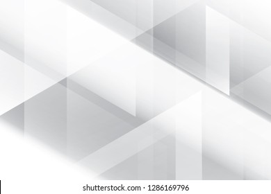 Abstract geometric white and gray color background. Vector, illustration.