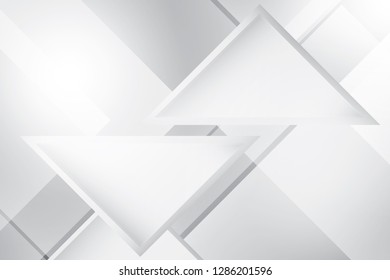 Abstract geometric white and gray color background. Vector, illustration.