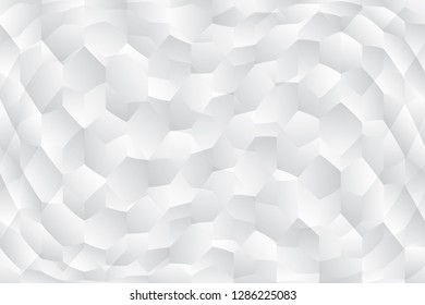 Abstract geometric white and gray color background. Vector, illustration.