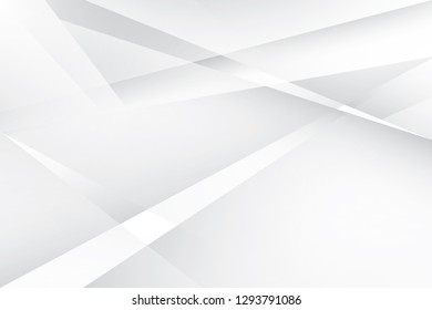 Abstract geometric white and gray color background. Vector, illustration.