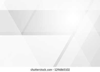 Abstract geometric white and gray color background. Vector, illustration.