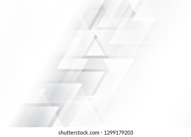 Abstract geometric white and gray color background. Vector, illustration.