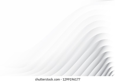 Abstract geometric white and gray color background. Vector, illustration.