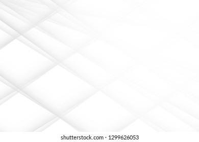 Abstract geometric white and gray color background. Vector, illustration.
