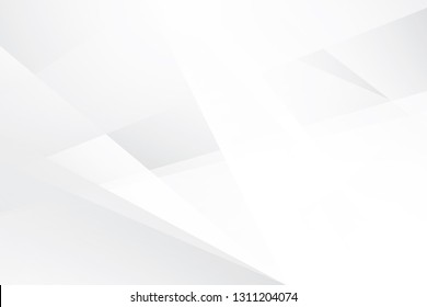 Abstract geometric white and gray color background. Vector, illustration.