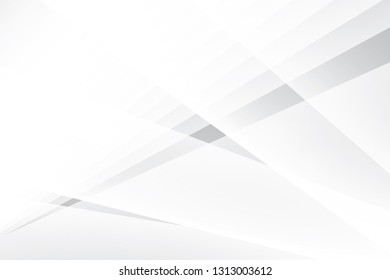 Abstract geometric white and gray color background. Vector, illustration.