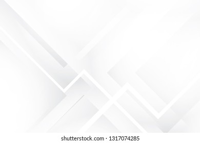 Abstract geometric white and gray color background. Vector, illustration.