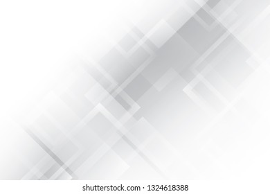 Abstract geometric white and gray color background. Vector, illustration.