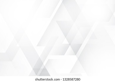 Abstract geometric white and gray color background. Vector, illustration.