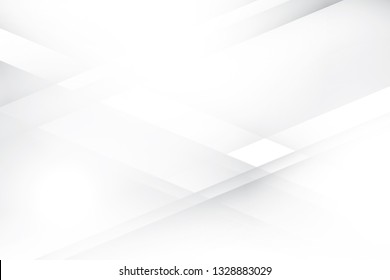 Abstract geometric white and gray color background. Vector, illustration.