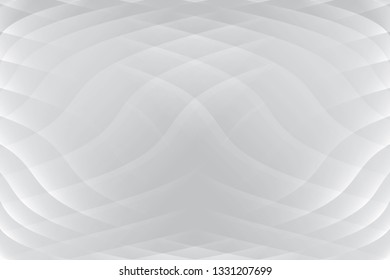 Abstract geometric white and gray color background. Vector, illustration.