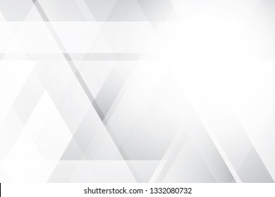 Abstract geometric white and gray color background. Vector, illustration.
