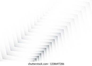 Abstract geometric white and gray color background. Vector, illustration.