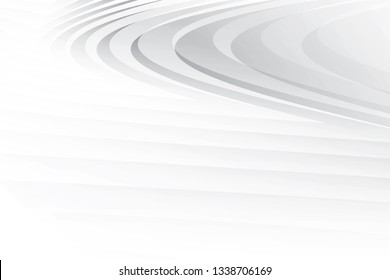 Abstract geometric white and gray color background. Vector, illustration.
