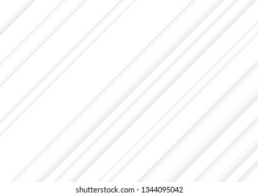 Abstract geometric white and gray color background, vector illustration.