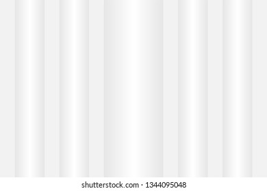 Abstract geometric white and gray color background, vector illustration.