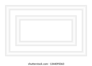 Abstract geometric white and gray color background, vector illustration.