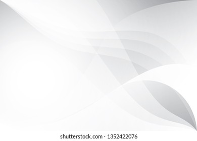 Abstract geometric white and gray color background. Vector, illustration.