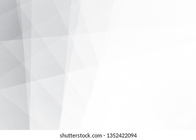 Abstract geometric white and gray color background. Vector, illustration.