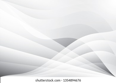Abstract geometric white and gray color background. Vector, illustration.