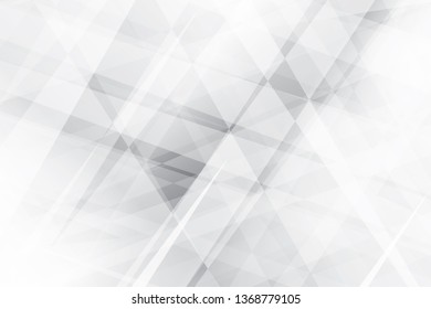 Abstract geometric white and gray color background. Vector, illustration.