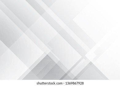 Abstract geometric white and gray color background. Vector, illustration.