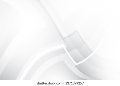 Abstract geometric white and gray color background. Vector, illustration.