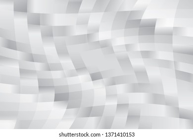 Abstract geometric white and gray color background. Vector, illustration.