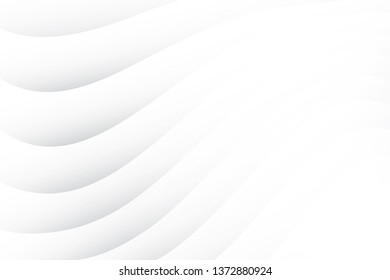Abstract geometric white and gray color background. Vector, illustration. - Shutterstock ID 1372880924
