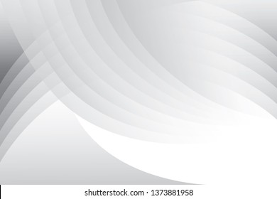 Abstract geometric white and gray color background. Vector, illustration.