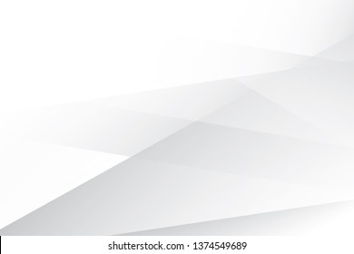 Abstract geometric white and gray color background. Vector, illustration.