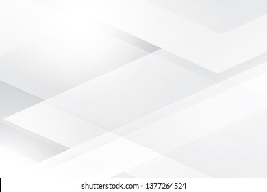 Abstract geometric white and gray color background. Vector, illustration.