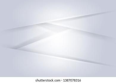 Abstract geometric white and gray color material frame layout modern tech with layer background